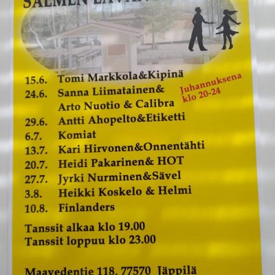 Tanssit Salmen lavalla