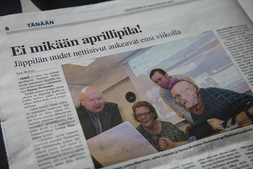 Jäppilä sai uudet nettisivut