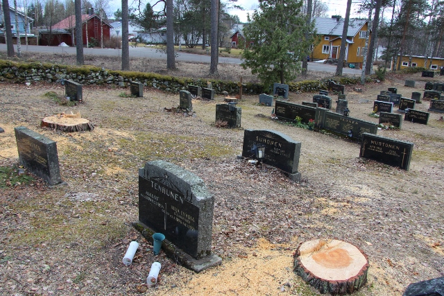 Uusi parkkialue tulossa hautausmaan taakse