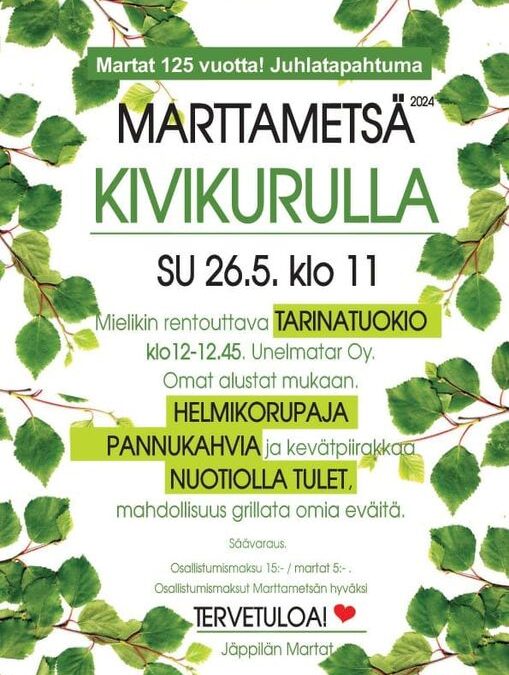 Marttametsä Kivikurulla