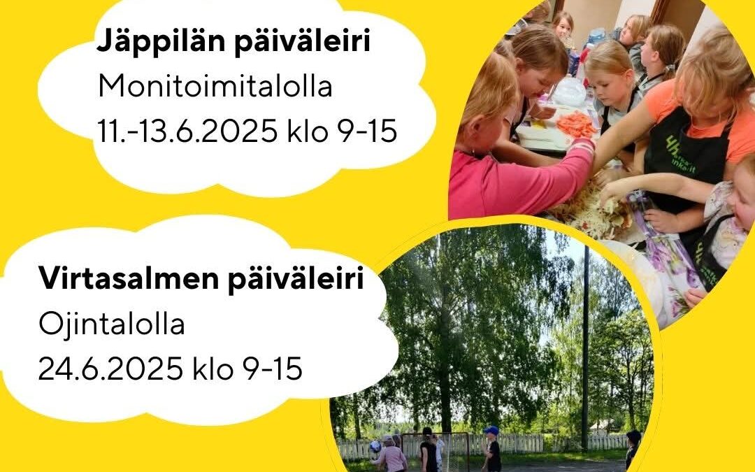 Kesäleiri Jäppilän monitoimitalolla