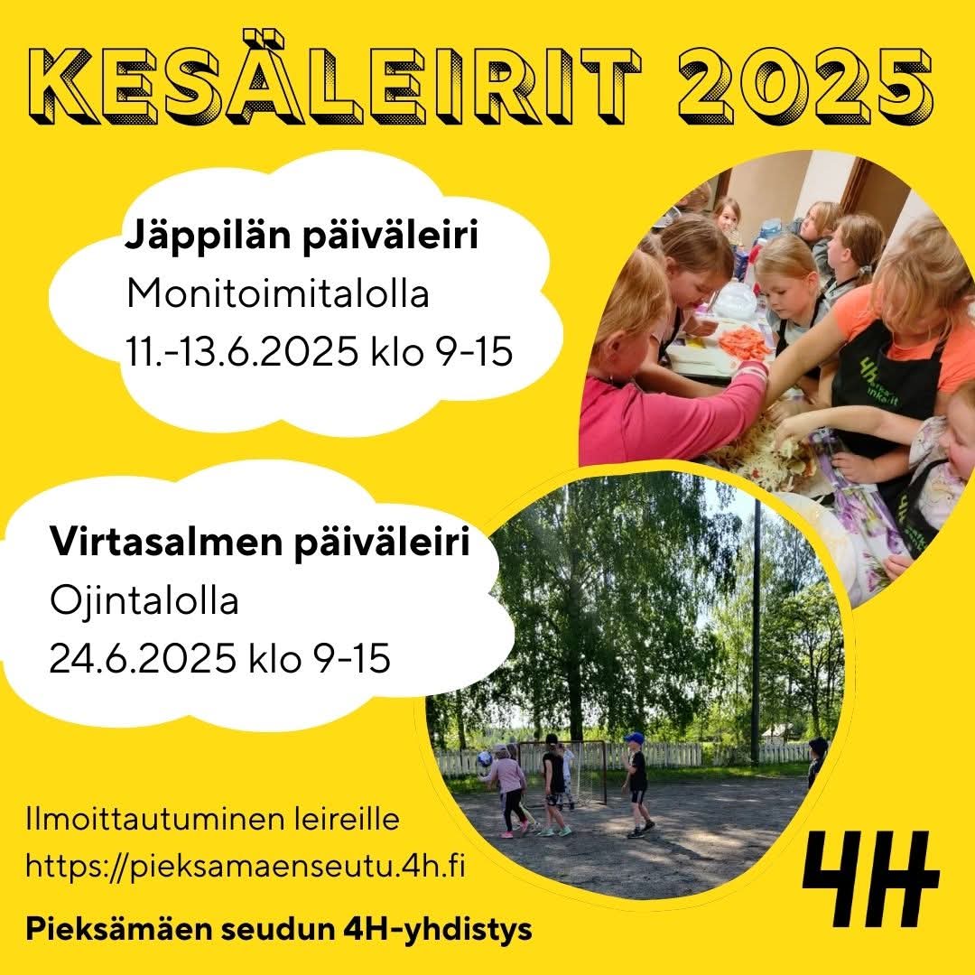 Kesäleiri Jäppilän monitoimitalolla