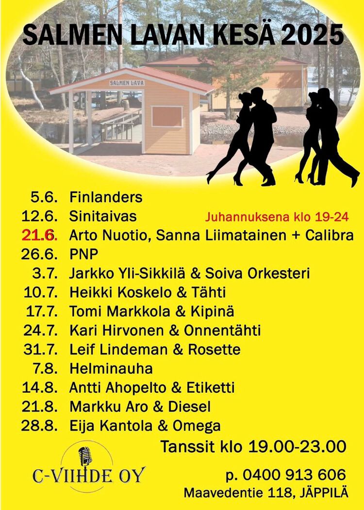 Tanssit Salmenlavalla kesä 2025