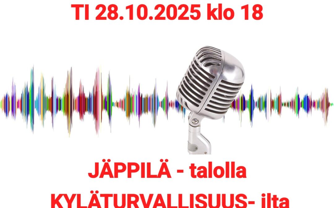 Jäppilän Kyläturvallisuus-ilta