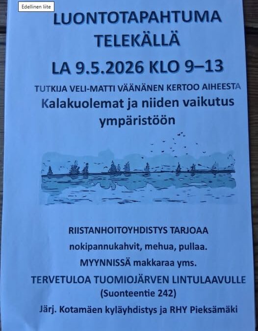 Luontotapahtuma Telekällä