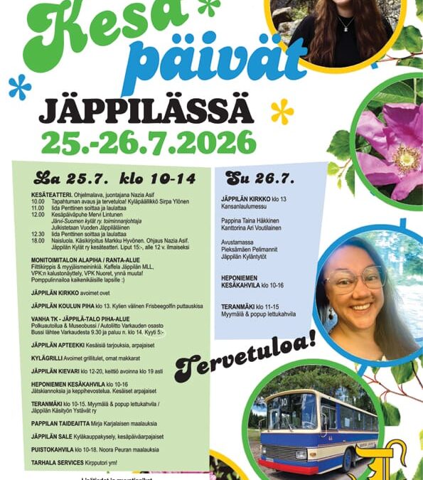 JÄPPILÄN KESÄPÄIVÄT
