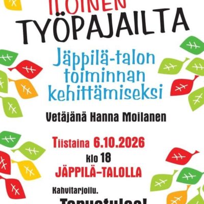 Iloinen TYÖPAJAILTA