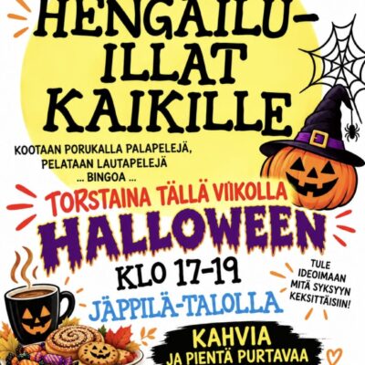 HALLOWEEN JÄPPILÄ-TALOLLA